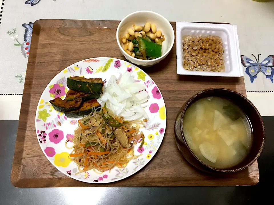 ベジ料理♡高野豆腐でチャプチェのご飯|みよさん