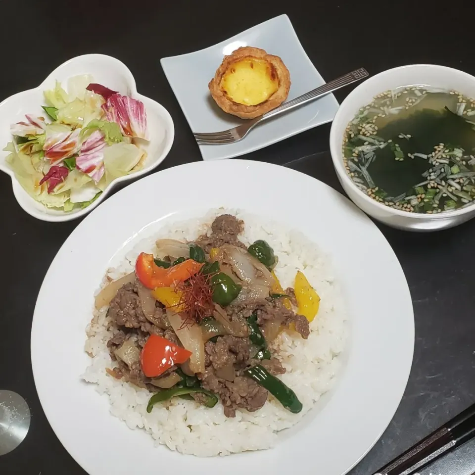 Snapdishの料理写真:プルコギ丼|Yukiさん