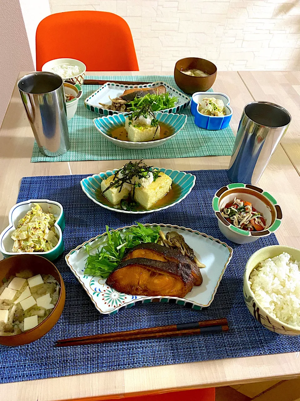 銀鱈みりん　今日は和食です。|休日限定ままさん