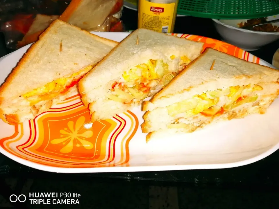 Snapdishの料理写真:Club sandwich|Mitaさん