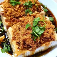 Cold tofu with pork floss|Tan Carolさん