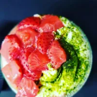 Strawberry Green Tea Cheesecake|Lifeさん