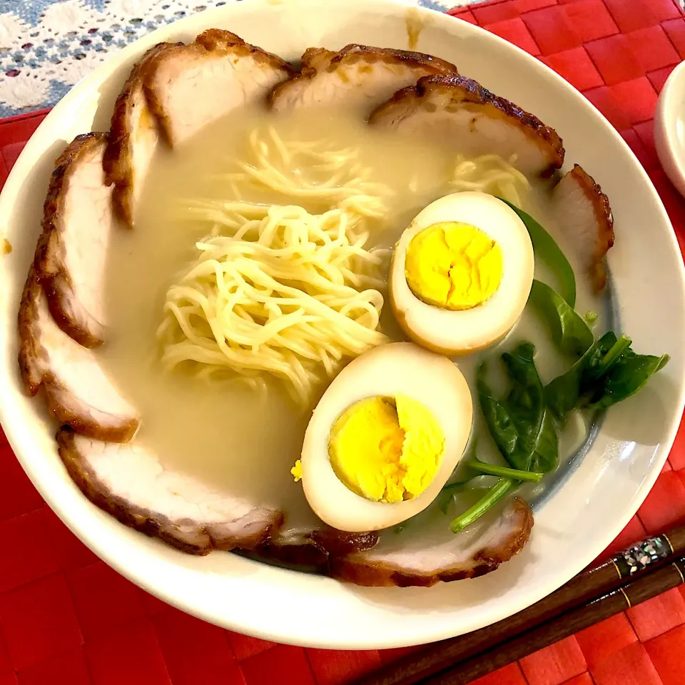 豚骨ラーメン　#手作り焼豚|Ikuさん