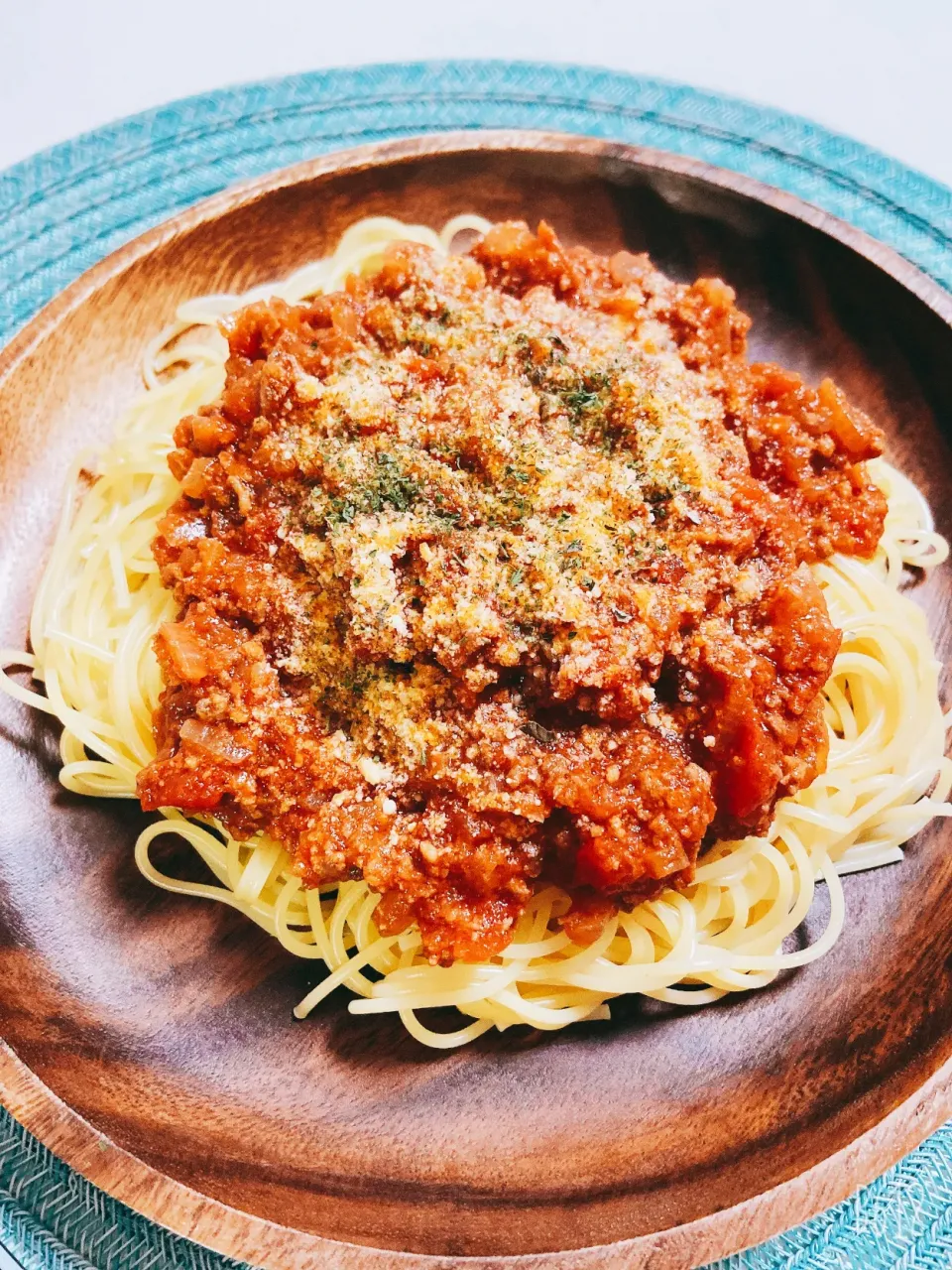 旦那様大好物😋ミートソース🍝|ゆきさん