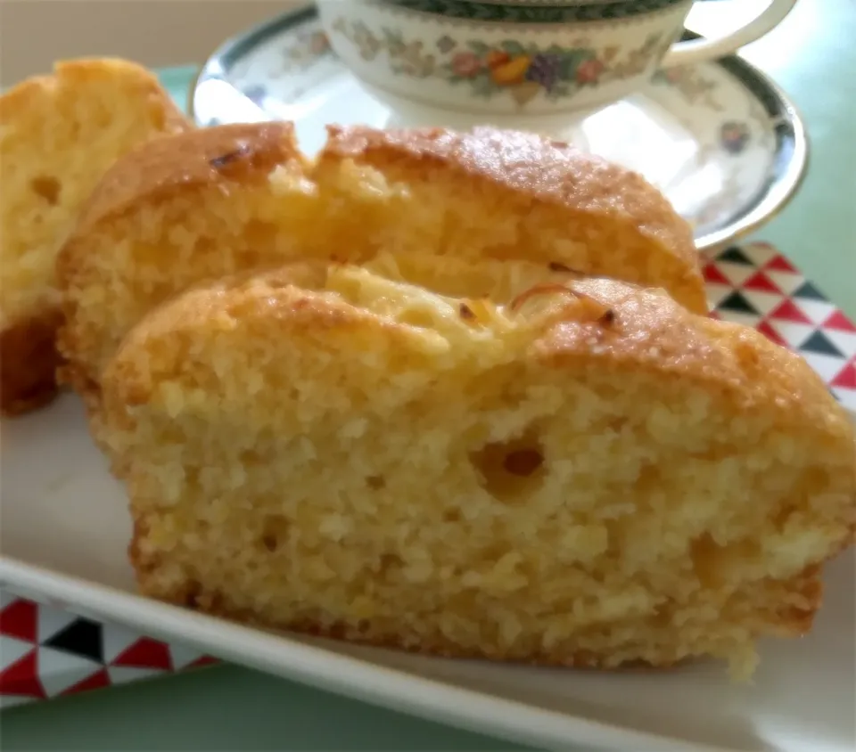 Lemon poundcake with tofu mix|Begoniaさん