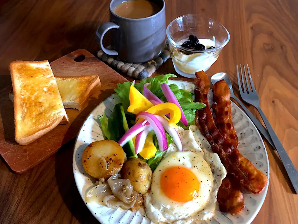 Snapdishの料理写真:いつものブランチ|こんぶさん