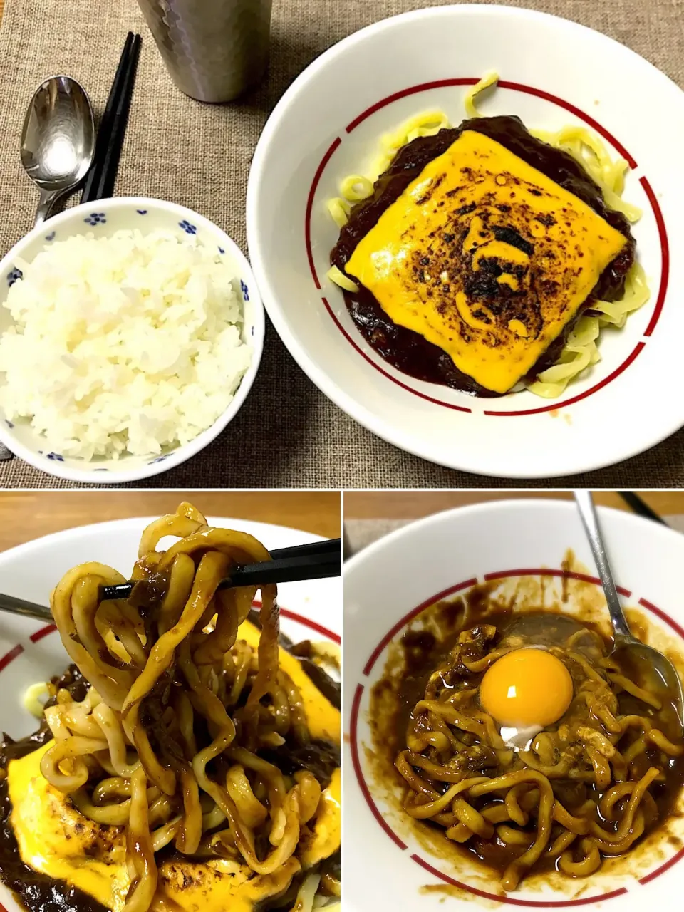 Snapdishの料理写真:どろりんちょデミグラスカレー麺|morimi32さん