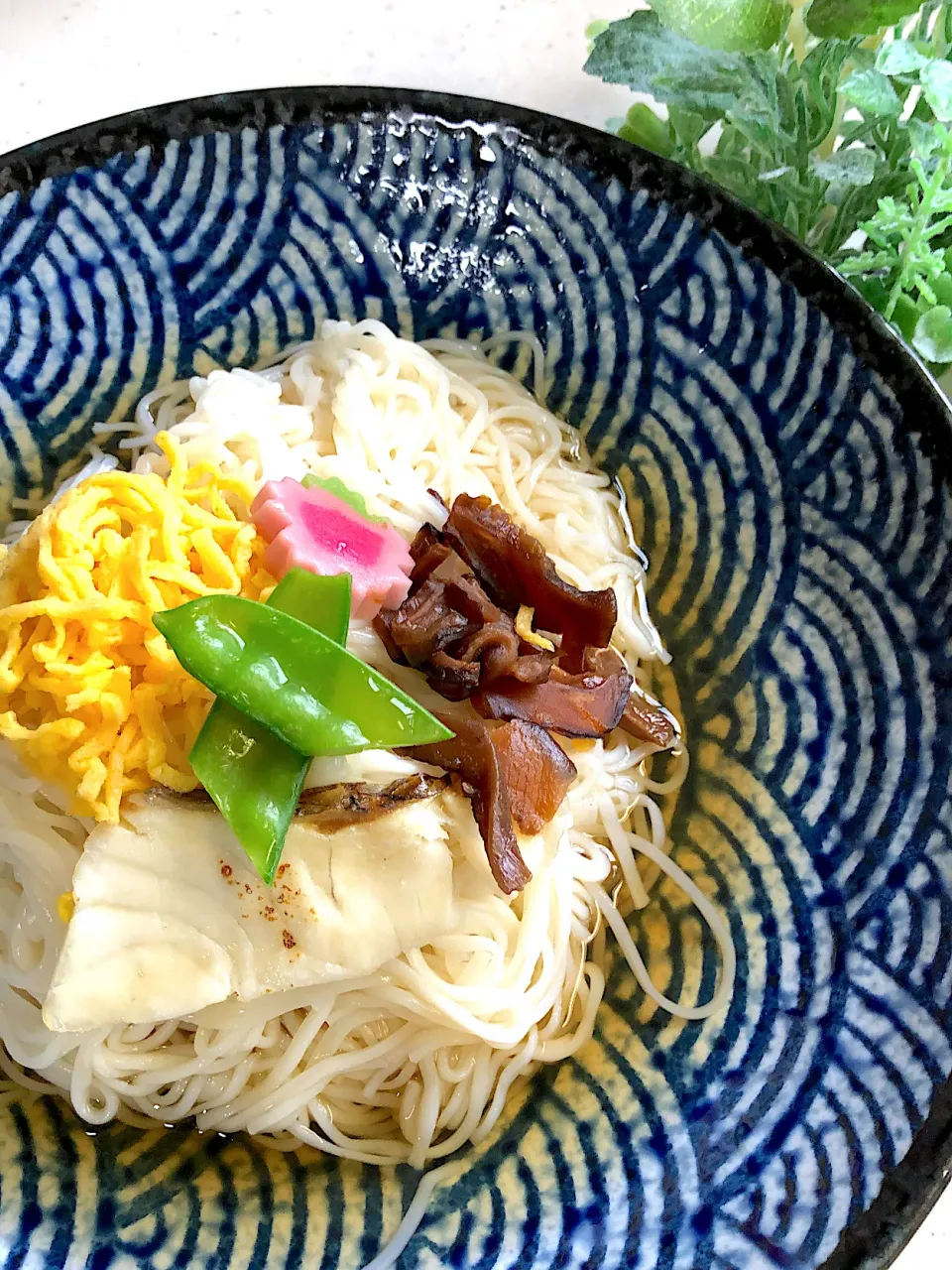 焼き鯛のぶっかけ素麺😗|みゆきさん