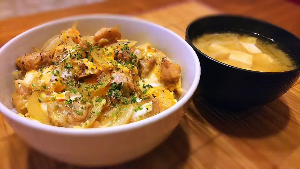 親子丼～
の晩ごはん✨|kaz(*･ω･)さん