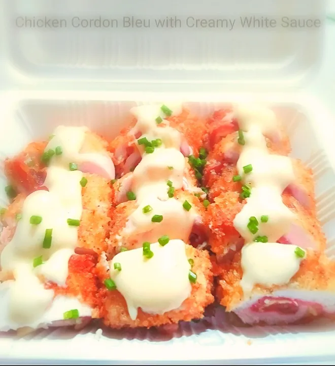 Chicken Cordon Bleu with Creamy White Sauce|Joseph T. Dela Torreさん