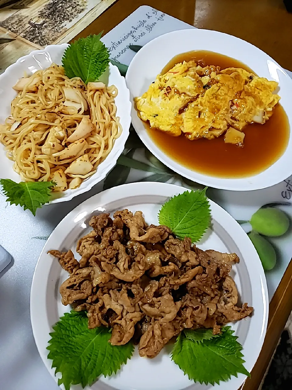 王将のかに玉・焼き肉・海老いか焼きそば|aiさん