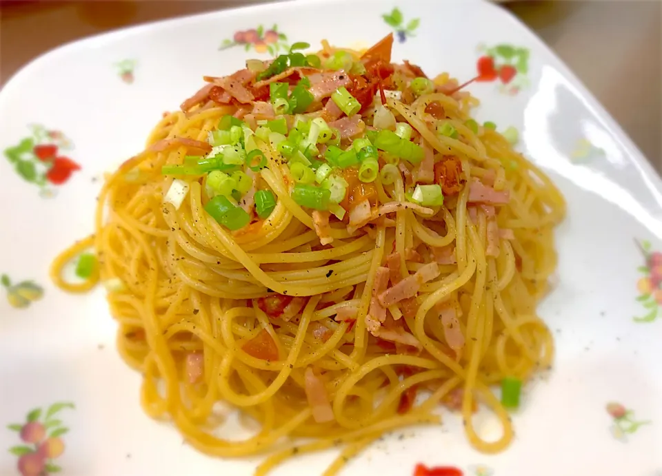 ドライトマト🍅とベーコンのパスタ🍝|makoさん