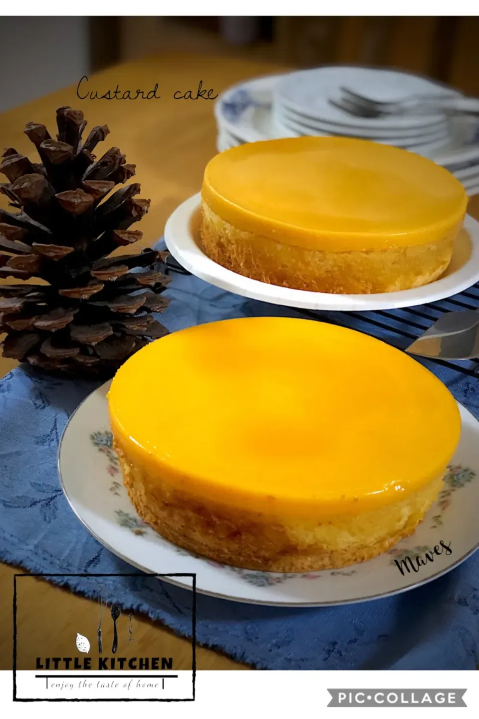 Snapdishの料理写真:custard cake|Len(^_−)−☆さん