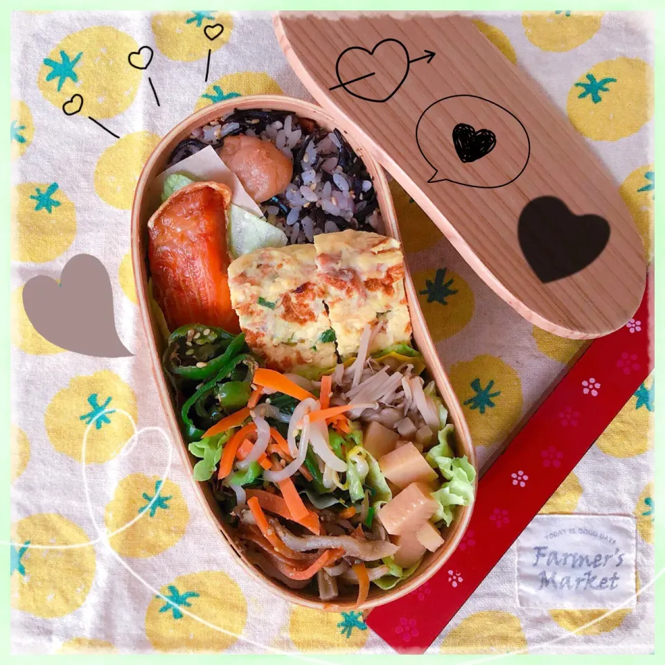 ７／２７ ｍｏｎ 鮭弁当🍴|rinaronarさん