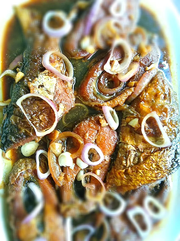 Snapdishの料理写真:Bangus Steak|Rosselle Castro Sedomoさん