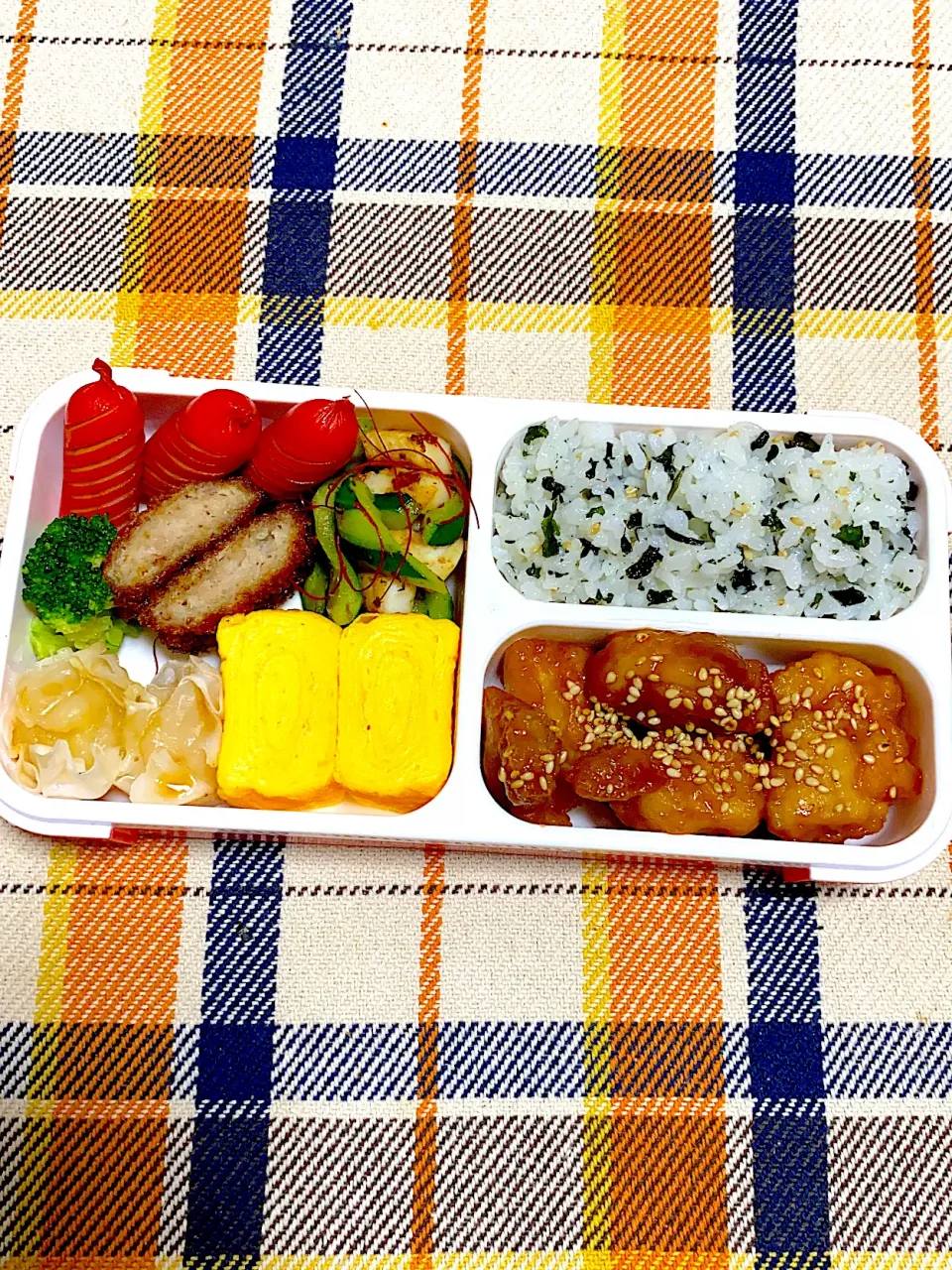 Snapdishの料理写真:💙7月27日お弁当💙|あーさん