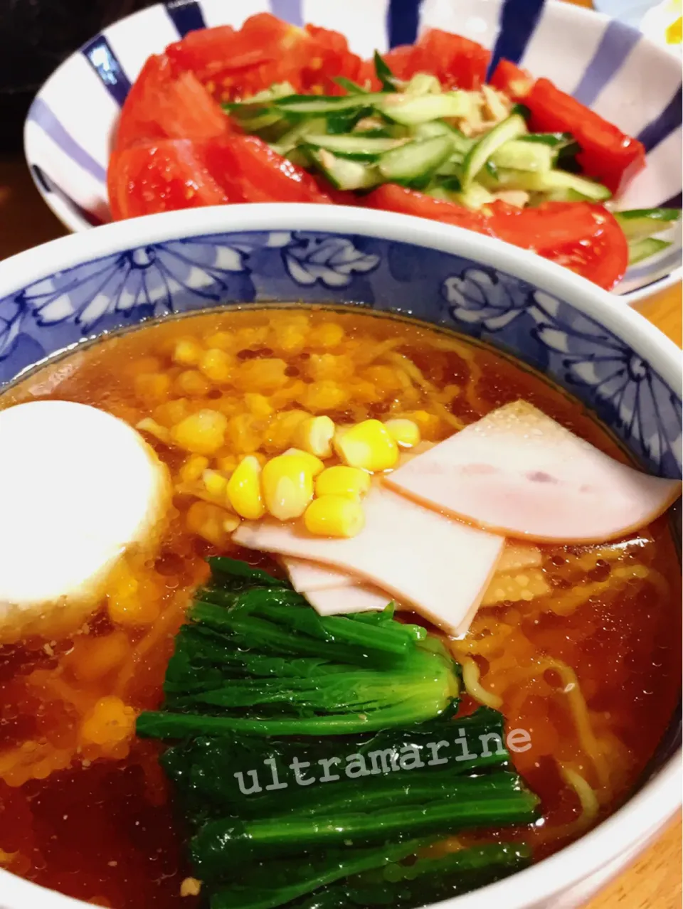 ＊夏野菜と簡単在宅お昼ごはん♪＊|ultramarineさん