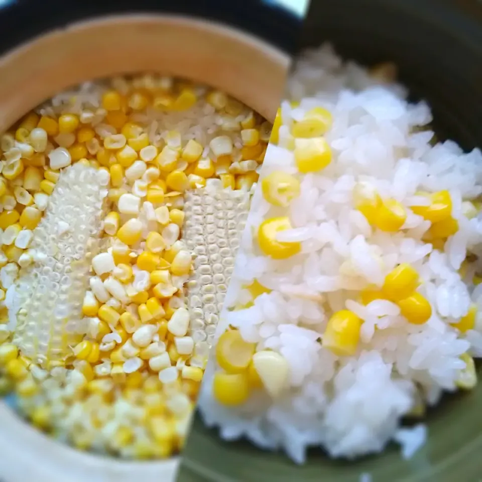 トウモロコシ入れ好きご飯|まめころさん