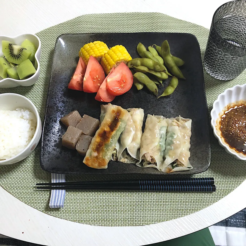 Snapdishの料理写真:7/27晩ご飯：棒餃子|ななみんさん