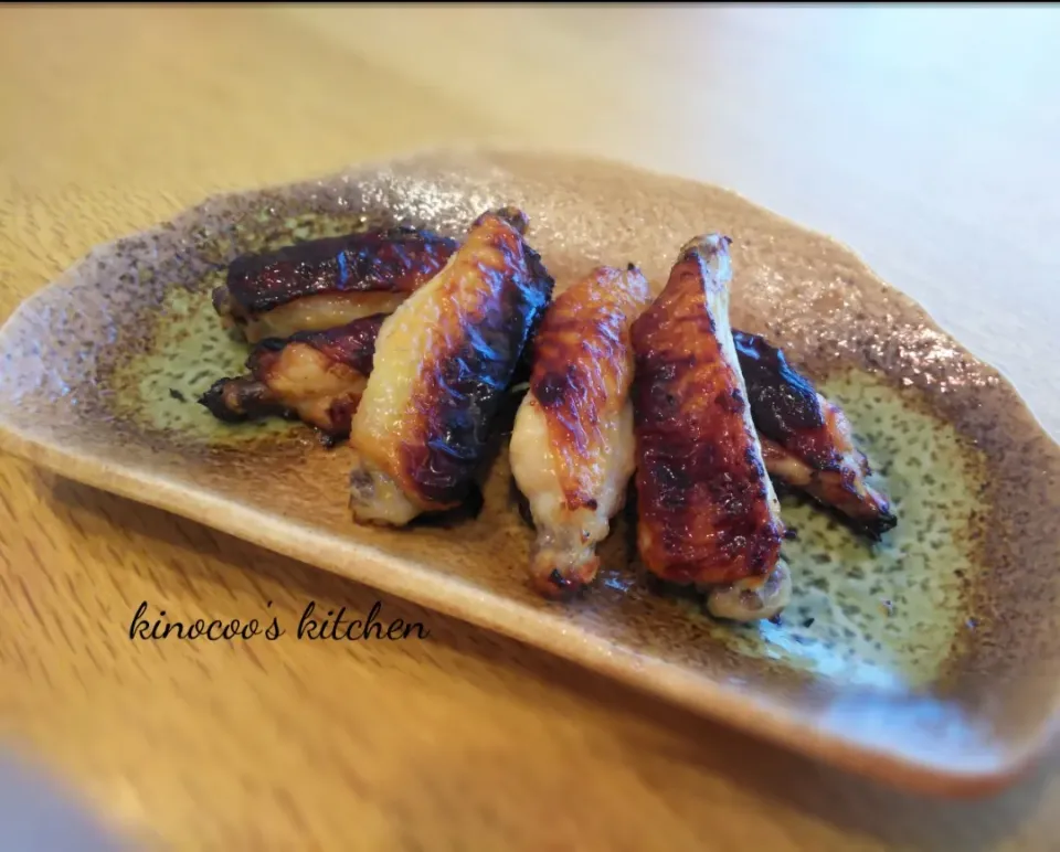 塩麹手羽中のグリル
☆grilled chickenspare ribs☆|kinocooさん