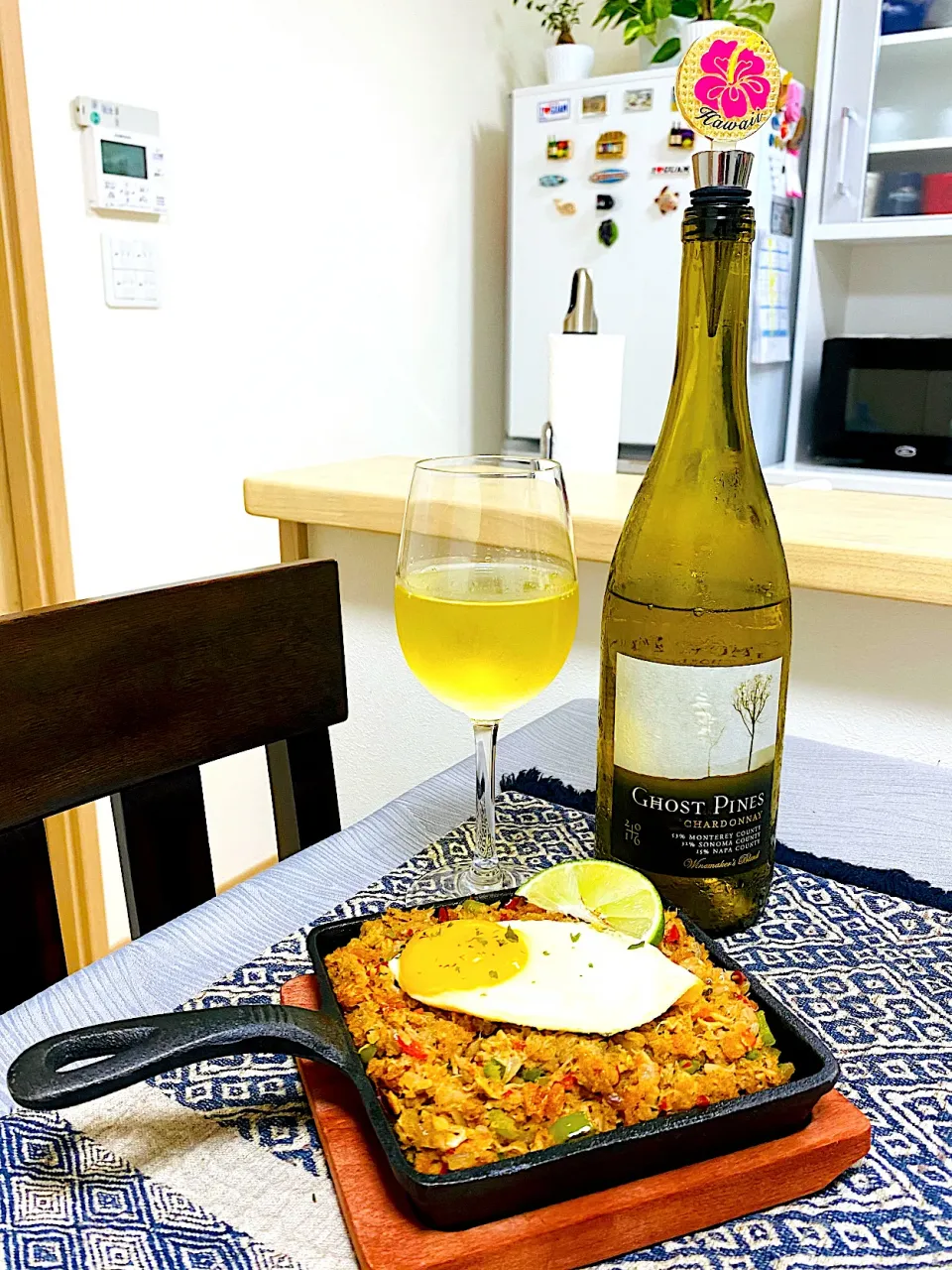 Spicy Tuna Sisig & White Wine❤️|Jaimie Alvarezさん