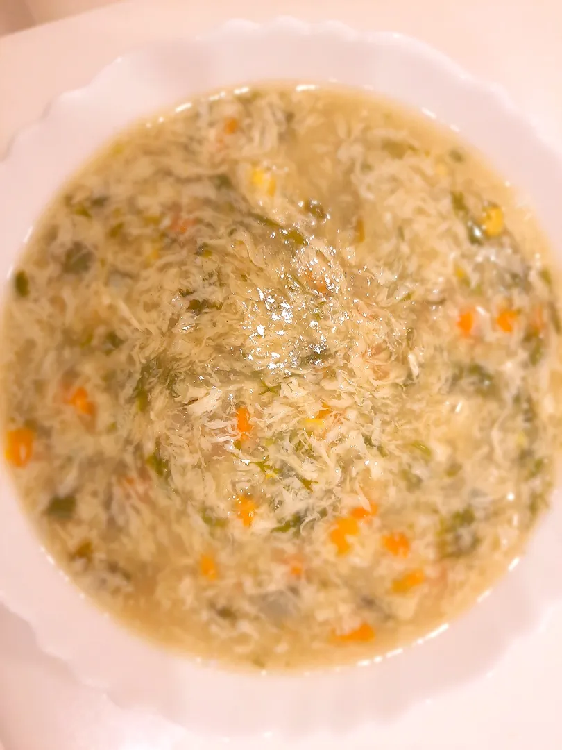 Egg drop Veg soup!|namさん