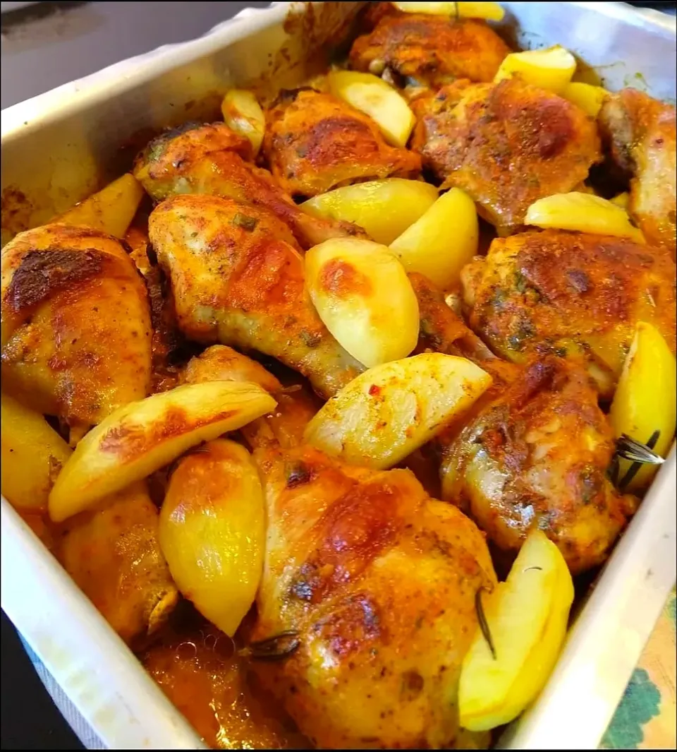 Herb Grilled chicken and potato wedges ❤️💯for the family with love|Chef KgahlangK21さん