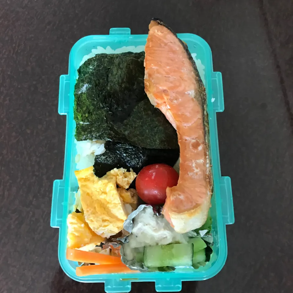 海苔シャケ弁当|純さん