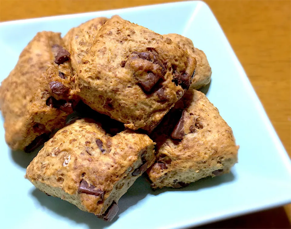 コーヒーとブラックチョコのスコーン|ちほんぽさん