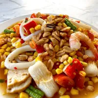 Snapdishの料理写真:Thai Spicy Corn Salad|Immekoさん