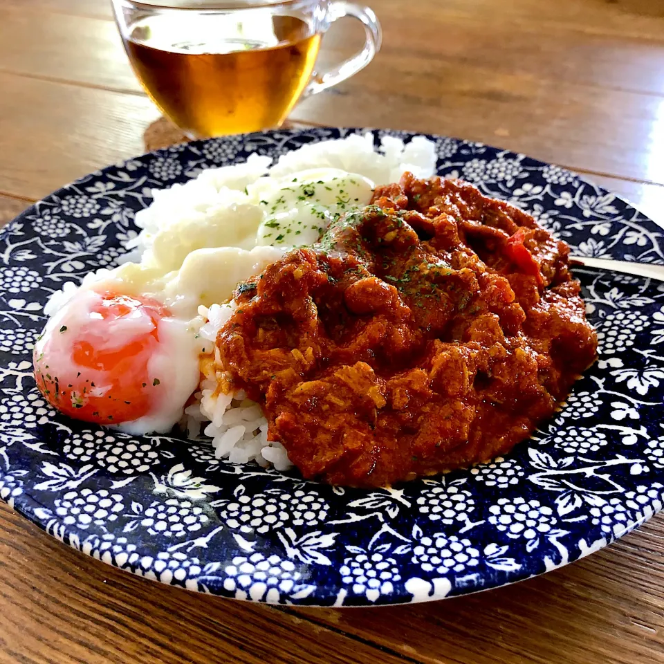 Snapdishの料理写真:サバ缶とトマトのカレー 🐟🍅🍛|sato*さん