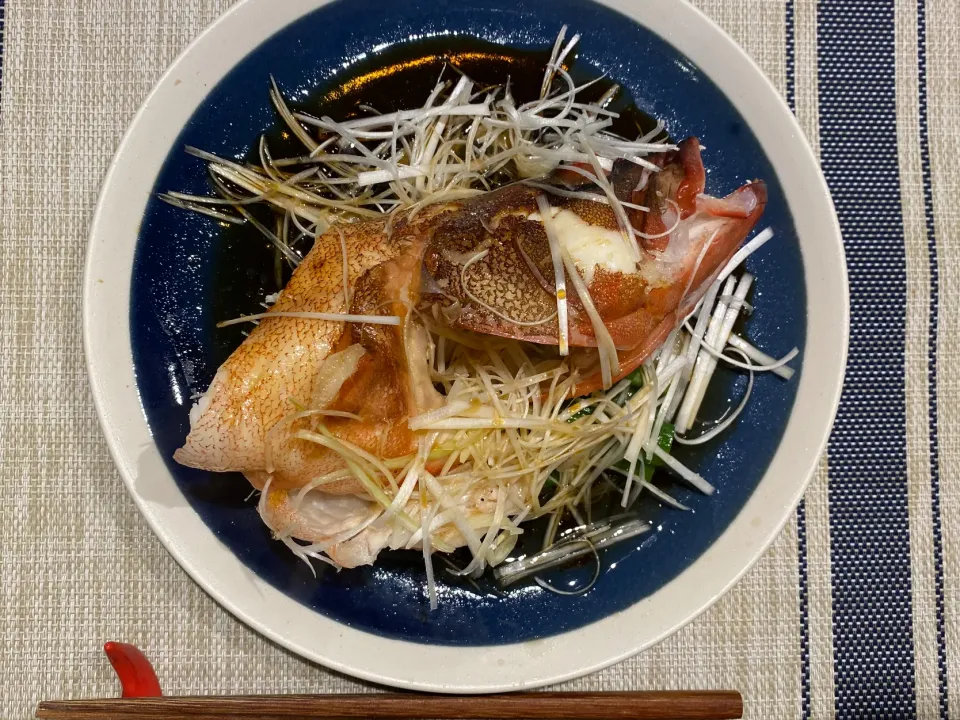 Snapdishの料理写真:アカハタのチンジャン|えいみさん