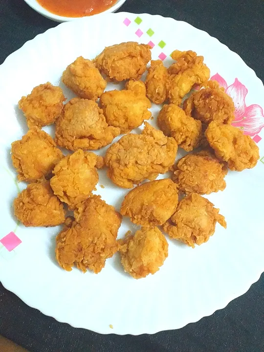 puff corn chicken fry|Afrozaさん