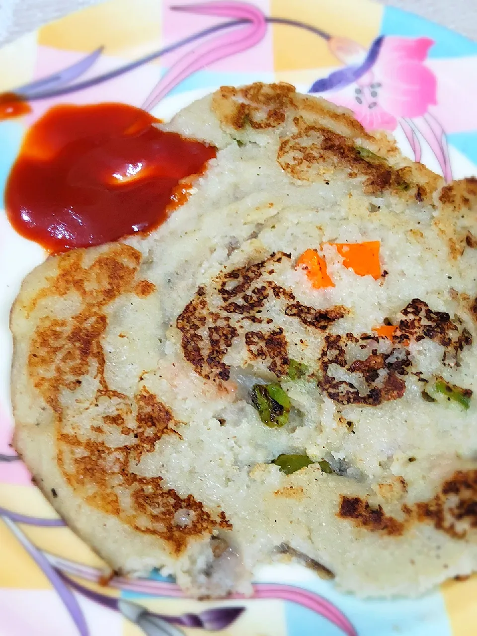 Snapdishの料理写真:sooji dahi chila|IndianHands🙏さん