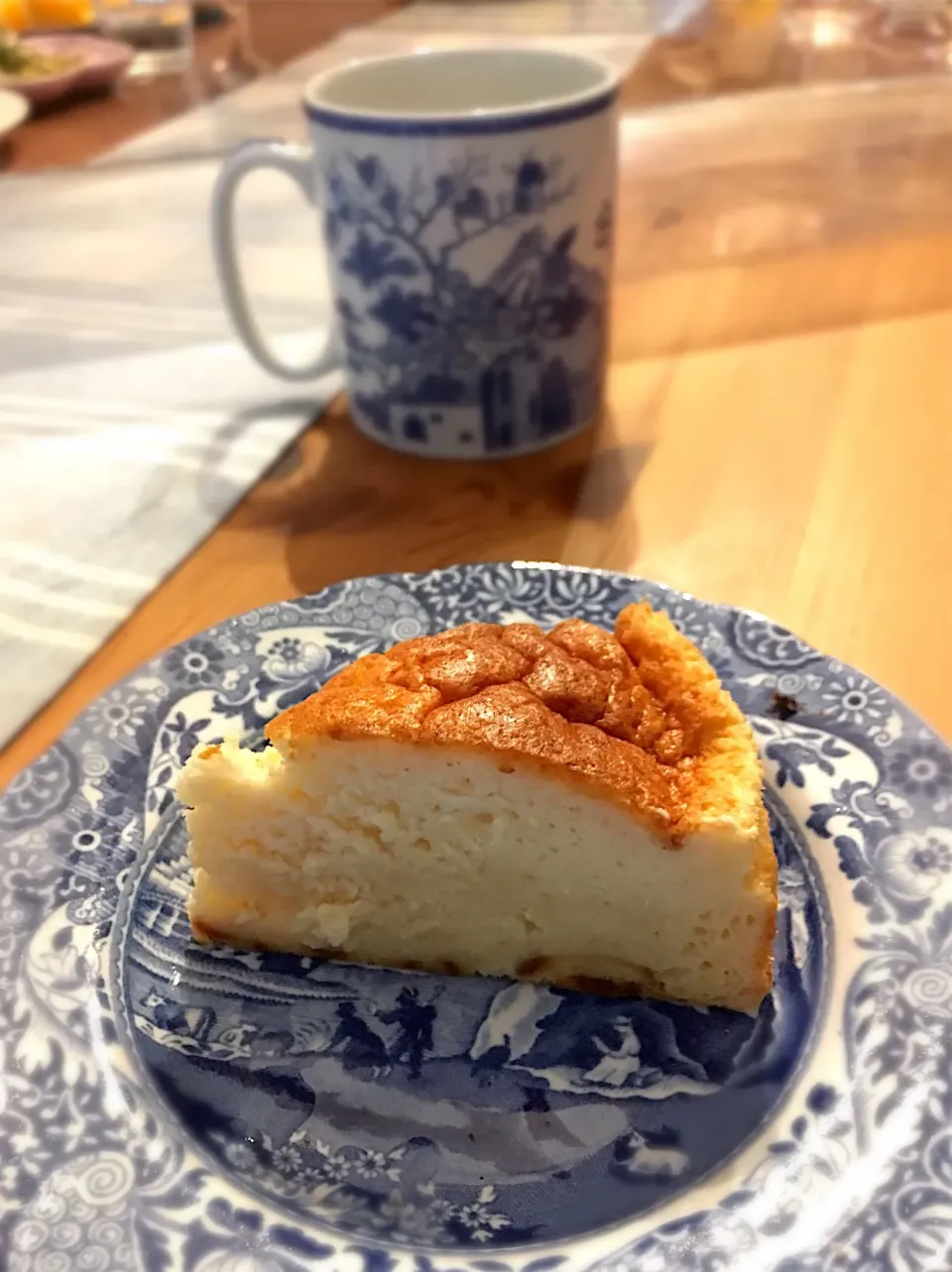 Snapdishの料理写真:ゴルゴンゾーラ  でチーズケーキ|leilaniさん