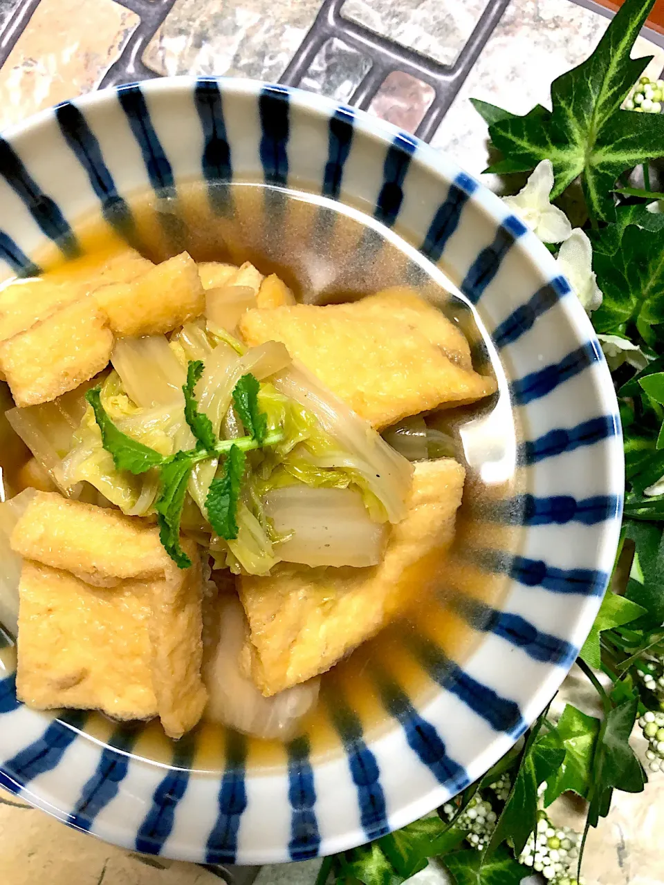 白菜と油揚げのくたっと煮|みゆきさん