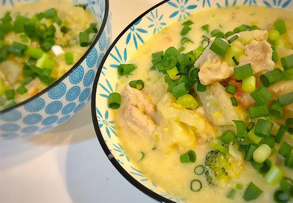 減塩だから安心して使える😌👍🏻✨こんぶ茶が隠し味の和風シチュー🍲|ちまさん