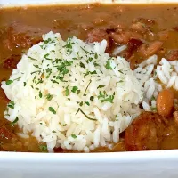 Red Beans and Rice with Andouille Sausage and Smoked Neck Bones|La Kaisha Grayさん