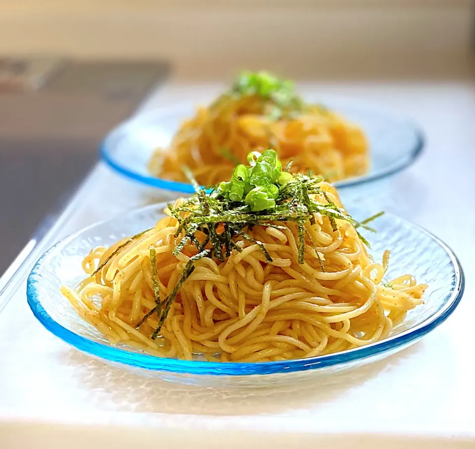 節約！ふりかけのあかりで明太焼きそば|かっちゃん杉さん