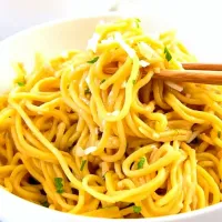 Asian style garlic noodles|hariacchuさん