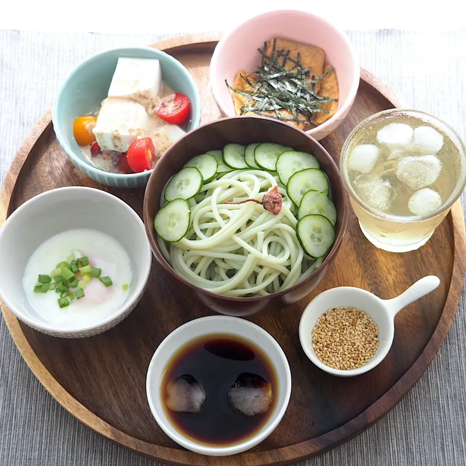 Snapdishの料理写真:Olive soba noodles|Misstyさん