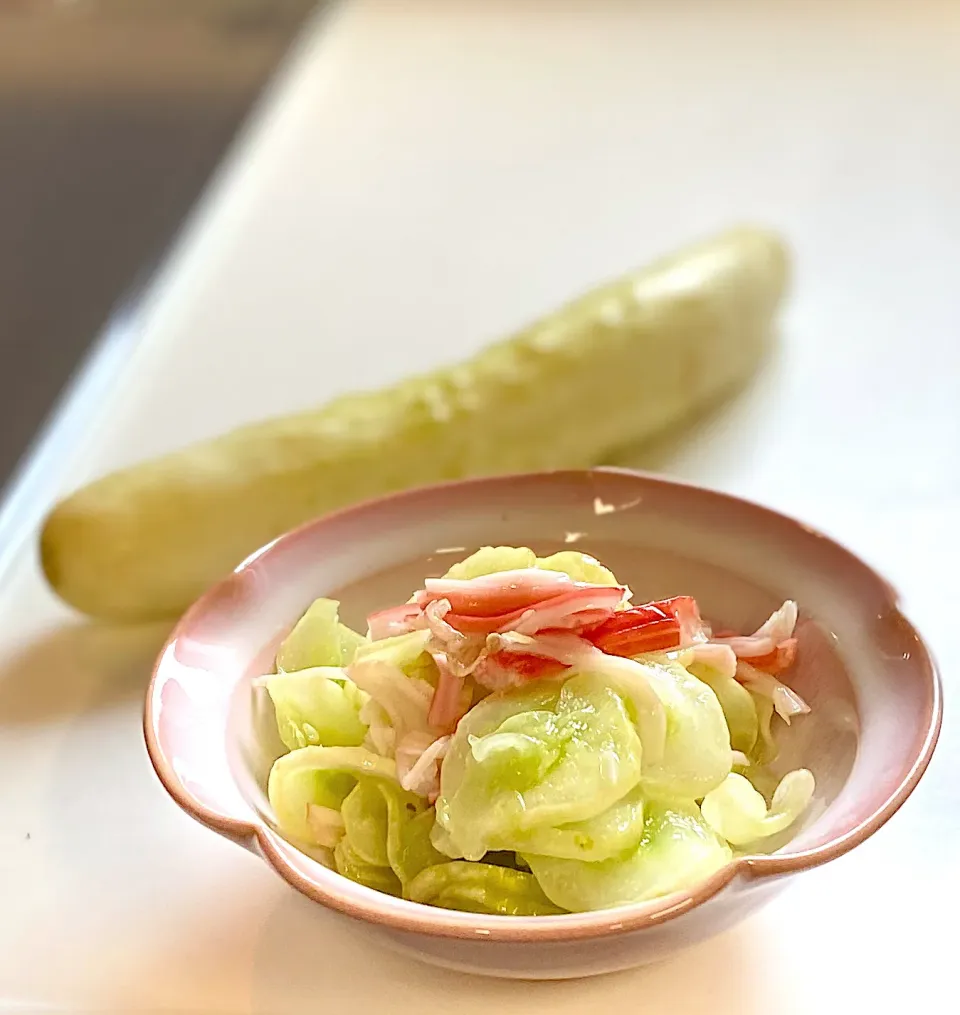 Snapdishの料理写真:白い胡瓜の酢の物|かっちゃん杉さん