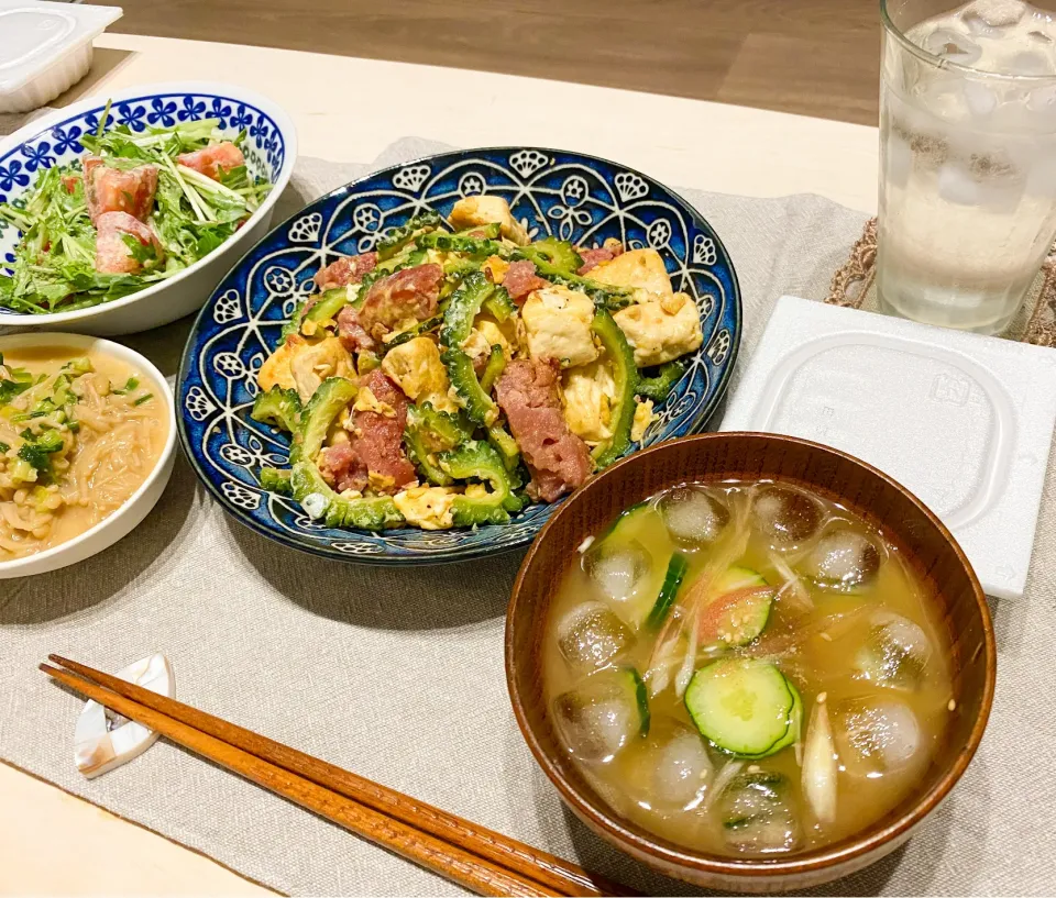 冷やし味噌汁の夏ごはん|みかん🍊さん