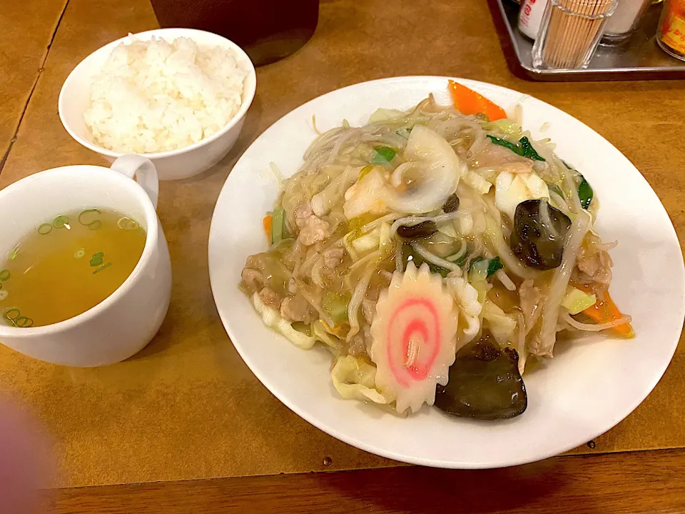 Snapdishの料理写真:皿うどん定食|buhizouさん