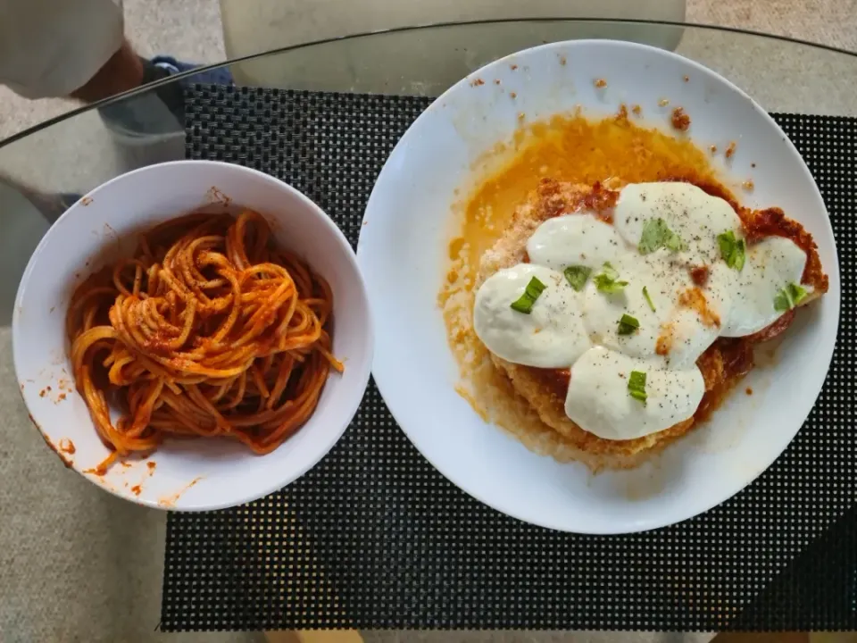 Chicken Parm with spaghetti|FatPhilさん