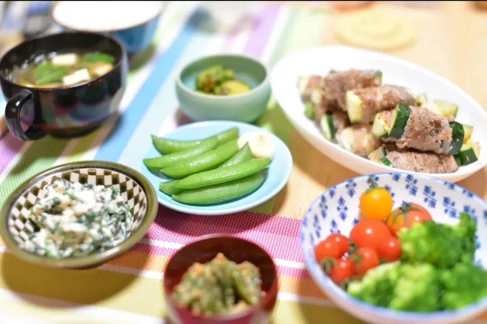 採りたて野菜だらけの夕飯🍅🍆🥦✨|さわ太郎さん