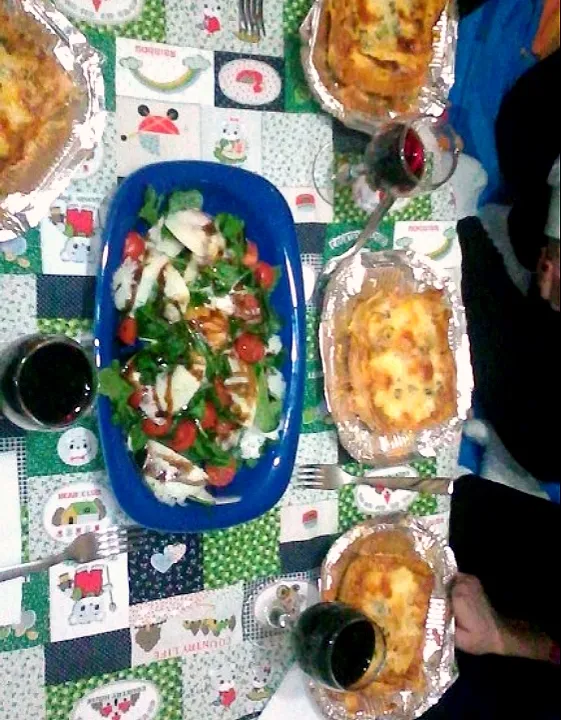 lasagna and rucola salad|Ledi's cookingさん