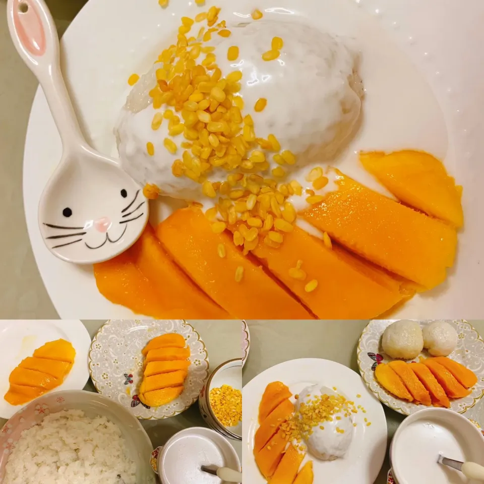 Mango sticky rice🥭🥭|Cloeyさん