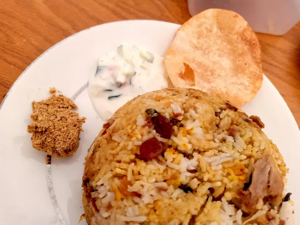 chicken biriyani|Shredha Sreenathさん