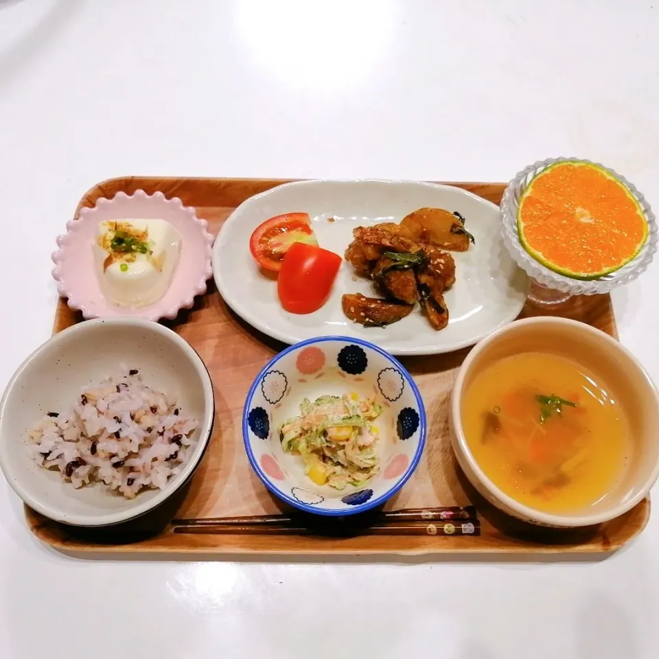 Snapdishの料理写真:火曜日 夜ご飯|Kutanmam.さん